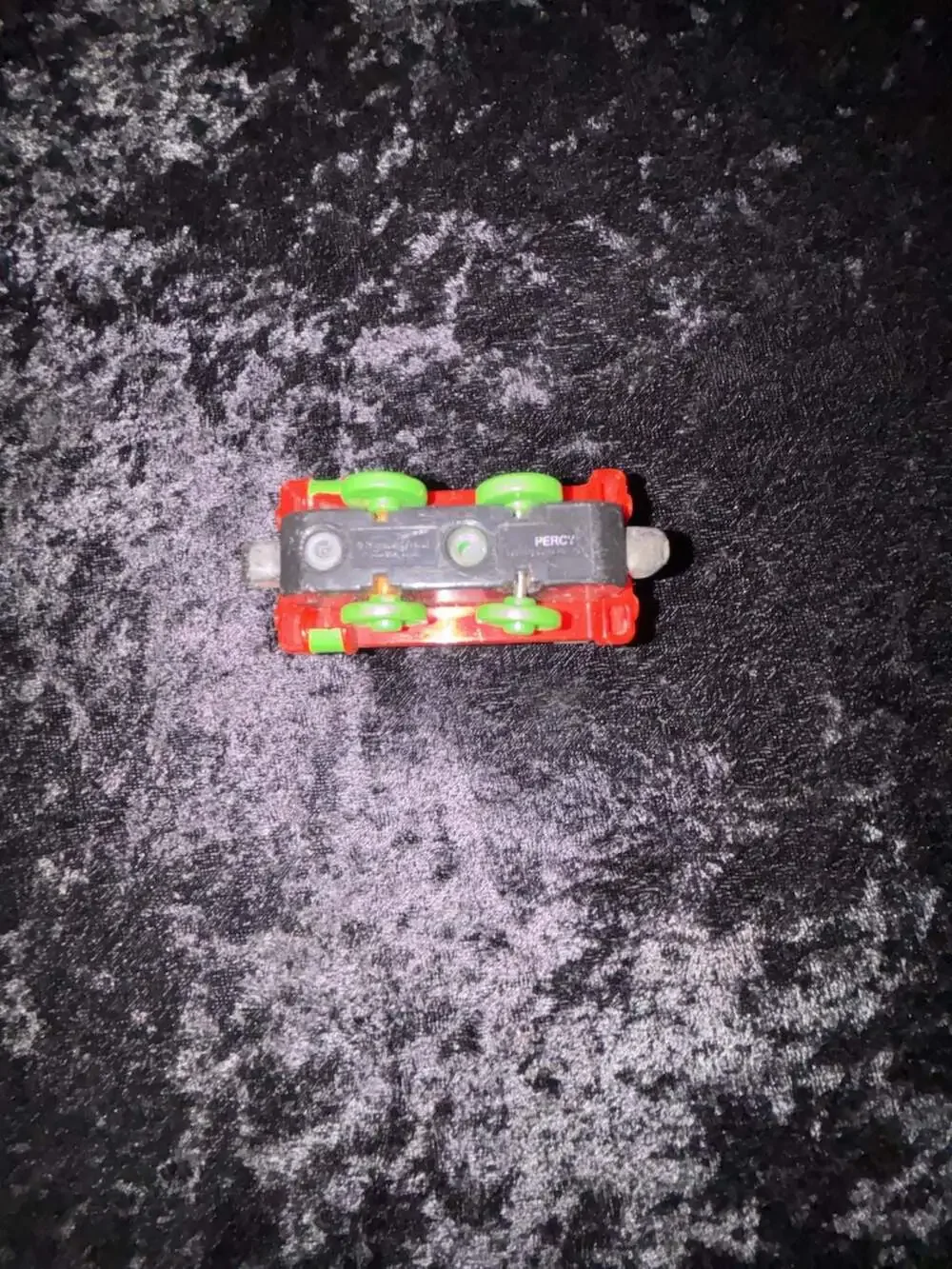 Thomas & Friends Take-n-Play Coal Dust Percy Metal Diecast Train Engine #6